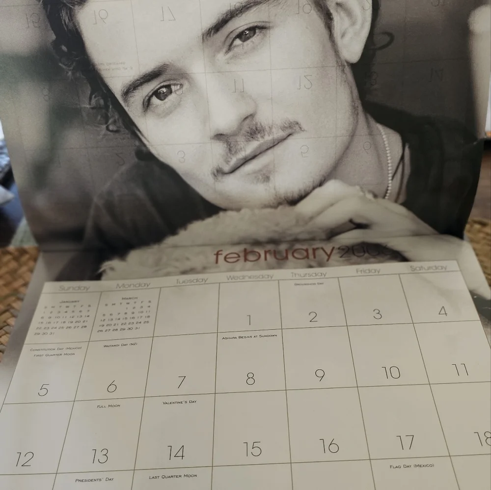 2006 Orlando Bloom 16 Month Calendar